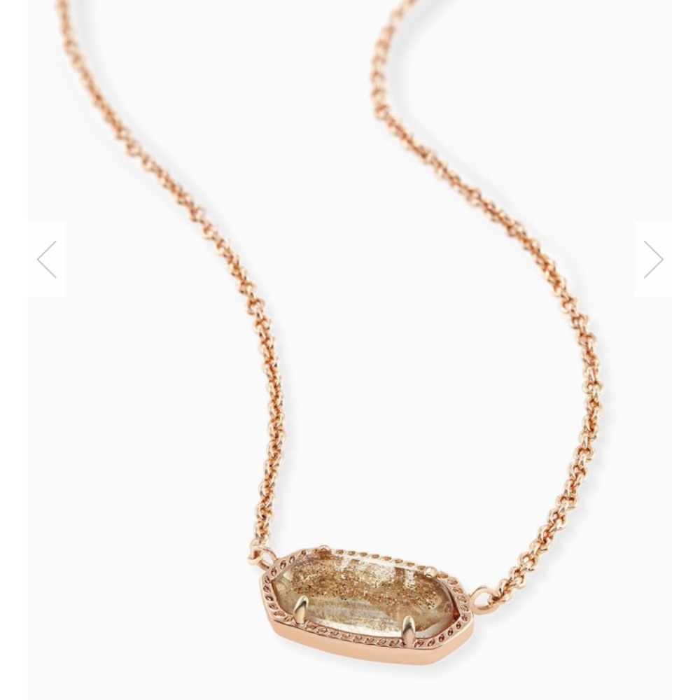 Kendra Scott Elisa gold dusted glass